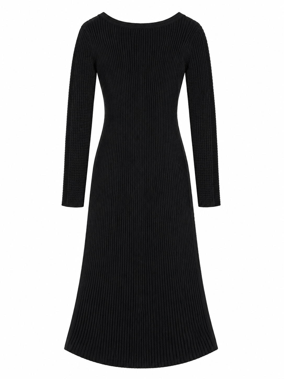 Rag & Bone – Vestido midi tejido bicolor